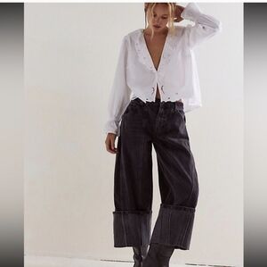 We The Free- Olsen Cropped Barrel Jeans